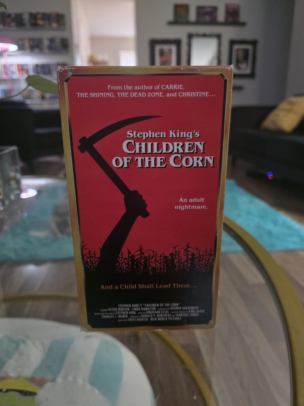 Stephen King's Children of the Corn VHS - Red & Black Cover